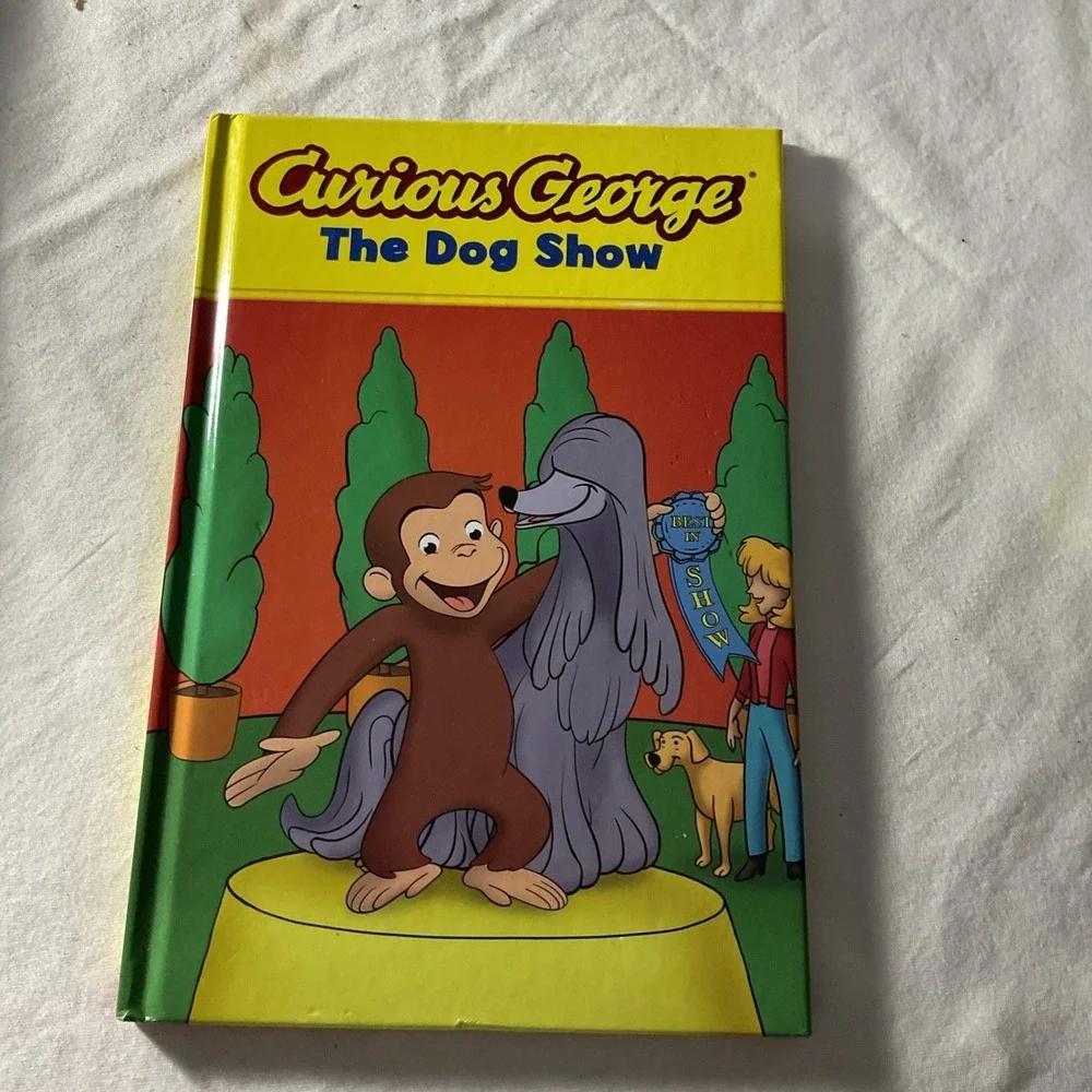 Curious George 5 Reader Book Lot Children's Level 1 Hardcover Readers